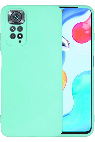 Hurtel Θήκη Πλάτης Σιλικόνης 2mm Μέντα (Redmi Note 11 / 11S 4G)