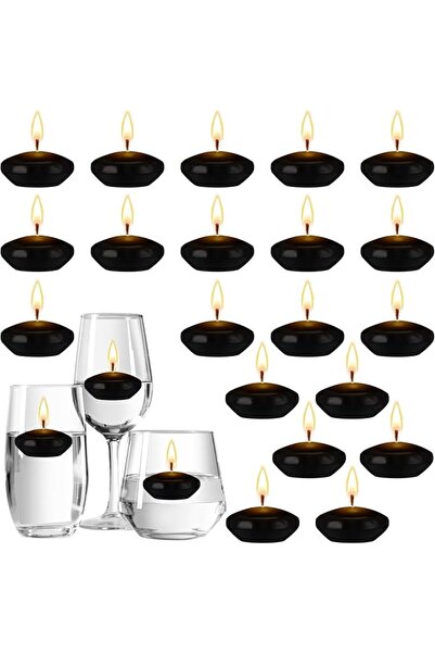 The Bros 20 Valentine's Day Floating Candles Centerpieces 1.5 Inch Small Unsc...