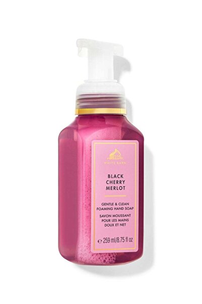 Bath & Body Works صابون اليدين الرغوي اللطيف والنظيف برائحة الكرز الأسود والم...