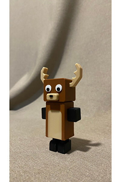 3D Ekspres Super Bear Adventure Infected Moose 3D Figür Süper Ayı 9 Cm