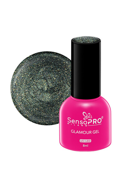 SensoPRO Milano Ojă semipermanentă Glamour Gel 8ml, Sălbatică și Splendidă # 64