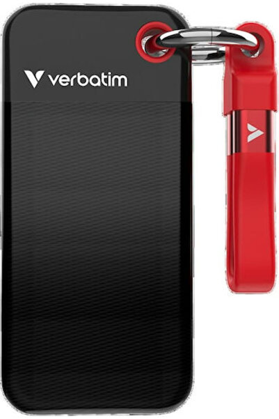 Verbatim Εξωτερικός SSD Τσέπης USB 3.2 512GB M.2 Μαύρο / Κόκκινο