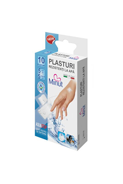 Minut Plasturi Rezistenti la Apa Minut, 10 buc