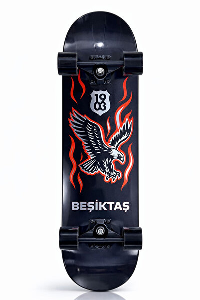 AVESSA Lisanslı BJK-3095 Beşiktaş Kaykay 1903 - Işıklı Silikon Tekerlekler - ...