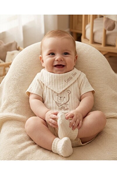 voyyo kids baby بدلة صيفية من قماش الجاكار 100% قطن للأطفال الأولاد، بدلة من ...