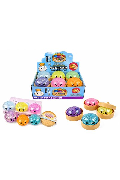 Genel Markalar Rainbow Mystery Bun Squishy – Simli Çin Mantısı Stres Oyuncağı...