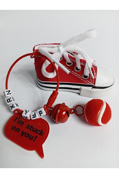 JUST WOMAN Imported Mini Sneaker Bag Charm with Bell
