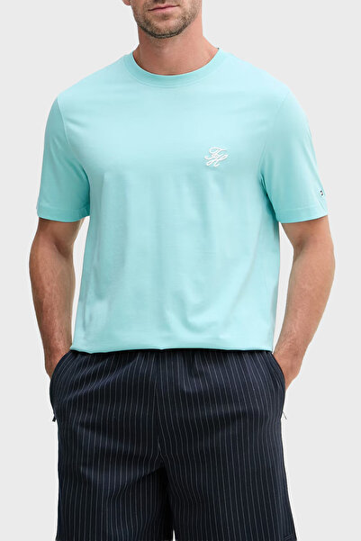 Tommy Hilfiger Logolu Pamuklu Regular Fit Bisiklet Yaka T Shirt Erkek T SHİRT...