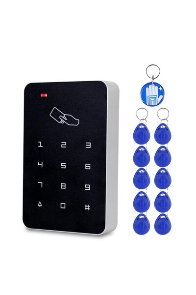 OBO HANDS Cititor de carduri de control acces autonom cu tastatură digitală +...