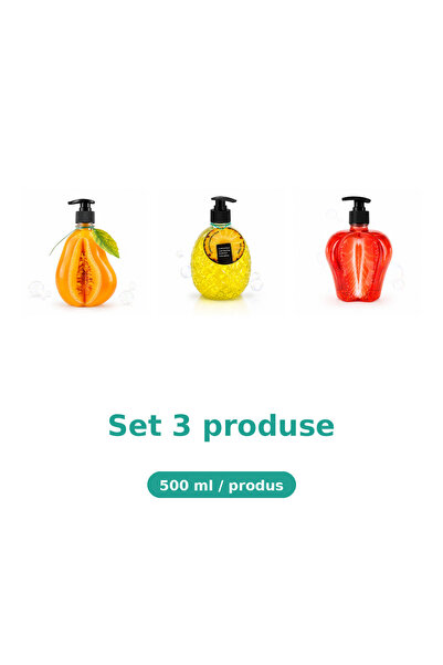 Tasty Set 3 Produse Tasty, Mix Pepene Galben, Ananas, Capsuni