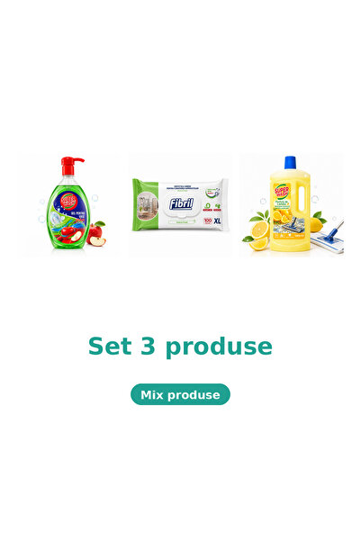 Fibril Bucatarie Complet, Set 3 Produse: Mar, Xl Green, Lamaie