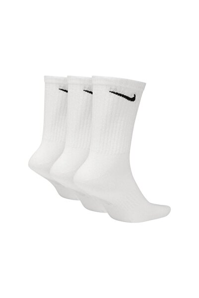 Nike Everyday Pamuklu Unisex Beyaz 3'lü Çorap