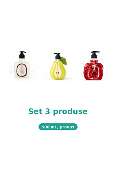 Tasty Set 3 Produse Tasty, Mix Cocos, Pere, Rodie