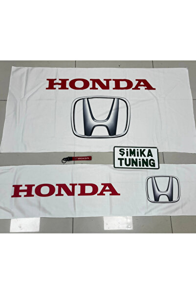 şimika tuning tuningmarketim BEYAZ HONDA TORPİDO VE SIRT HAVLUSU SETİ 2 ADET ...
