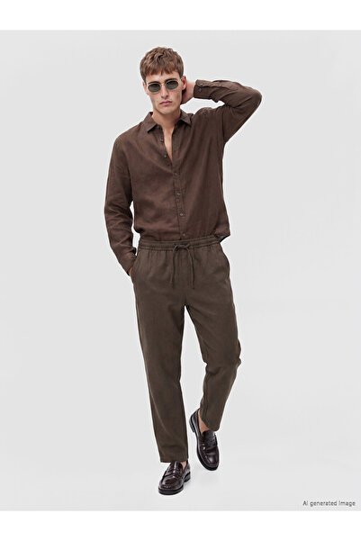 LC Waikiki Regular Fit 100% Linen Men's Shirt