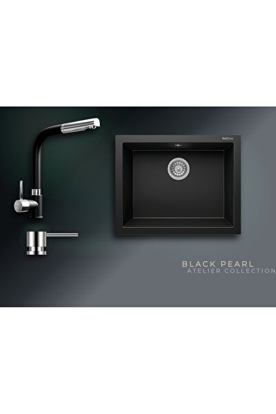 RealStone Black Pearl Collection Gordion 60 K012 & Sümela Premium Mutfak Kole...