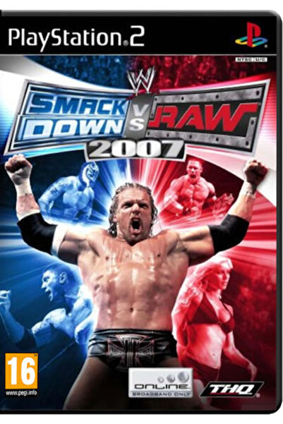 THQ Nordic WWE SmackDown εναντίον Ακατέργαστο παιχνίδι PS2 του 2007 (Καινούργιο)