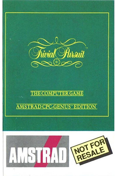 OEM Trivial Pursuit Το Παιχνίδι Υπολογιστή Amstrad (Μεταχειρισμένο)