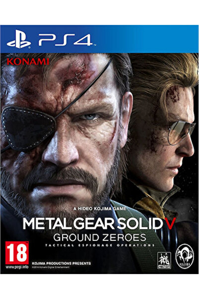 KONAMI Metal Gear Solid V Ground Zeroes Παιχνίδι PS4