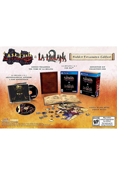 Nis America La-Mulana 1 & 2 Έκδοση Κρυμμένων Θησαυρών Παιχνίδι PS4