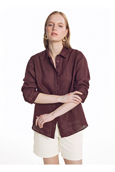 Ted Baker Bordo Kadın Gömlek TBWRSH2096-1