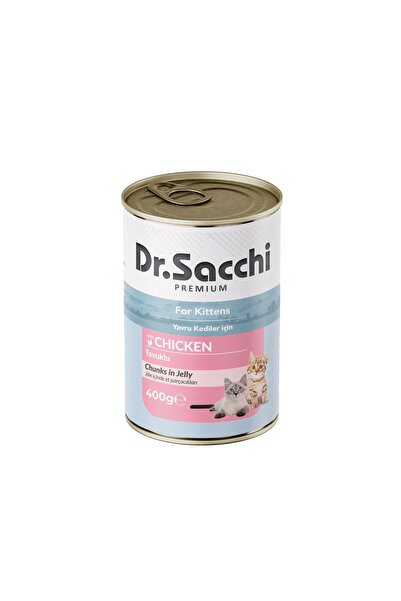 Dr. Sacchi Dr.Sacchi Konserve Yavru Kedi Tavuk Etli 400gr