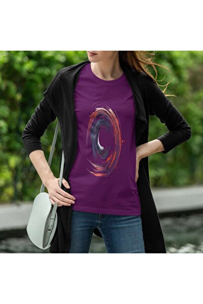 iLovePrints Abstract Cosmic Swirl Tshirt
