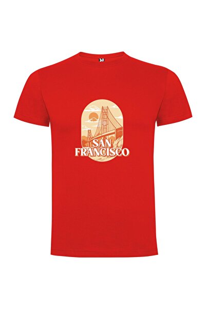 iLovePrints Golden SF Skyline Tshirt