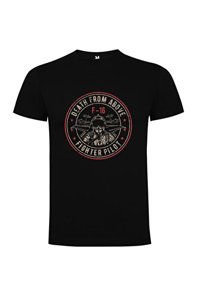 iLovePrints Vintage Fighter Pilot Tee Tshirt