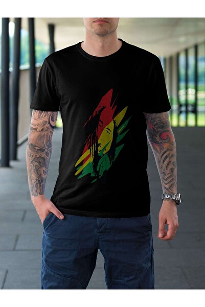 iLovePrints Abstract Reggae Portrait Tshirt