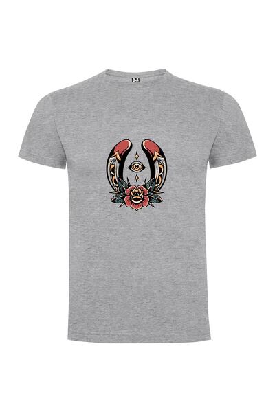 iLovePrints Eye-Flower Tattoo Flash Tshirt