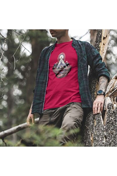 iLovePrints Abstract Geometric Landscape Tshirt
