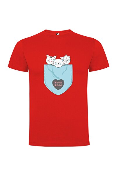 iLovePrints Pocket Purrfect Cats Tshirt