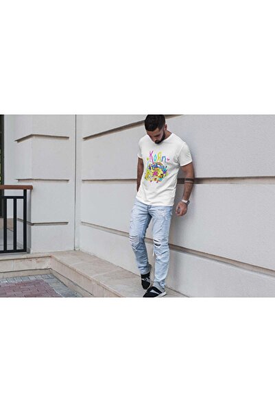 iLovePrints Colorful Cartoon Playground Tshirt