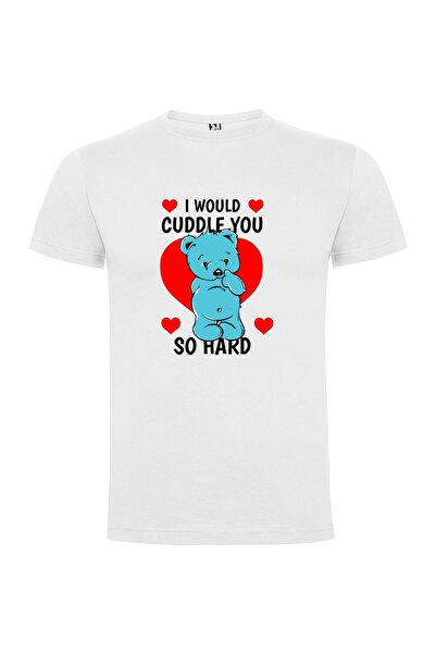 iLovePrints Cute Cuddly Love Bear Tshirt