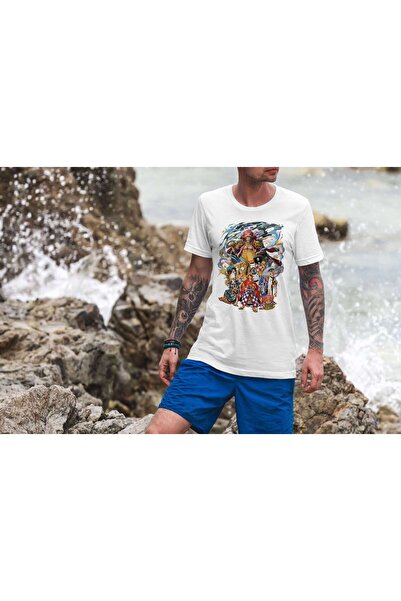 iLovePrints Pirate Anime Characters in Traditional Clothing Tshirt