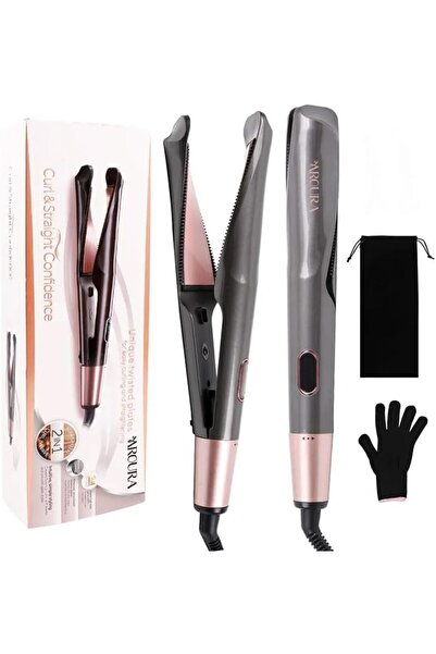 Aroura Beauty Hair Straightener Flat Curling Iron 2 in 1 - Twist Straightenin...