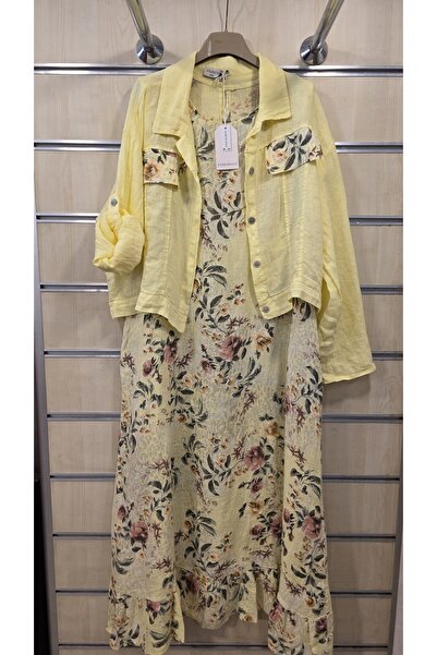 Park Moda Italian Linen Dress with Jacket