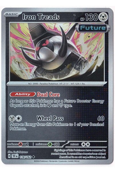 Pokemon Iron Treads [Reverse Holo] 118/162 - Temporal Forces - Kart (Mint)