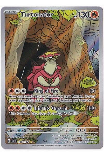 Pokemon Turtonator #146 - Stellar Crown - Kartı (Mint)