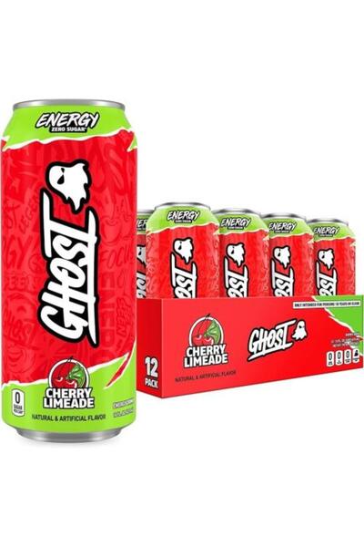 Ghost مشروب طاقة بنكهة الكرز والليمون 473 مل * 12