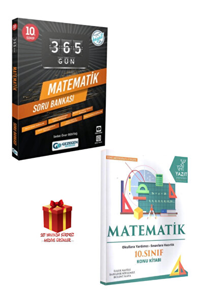 Gezegen Yayıncılık 10.Sınıf 365 Gün Matematik Soru Bankası / Okullara Yardımc...