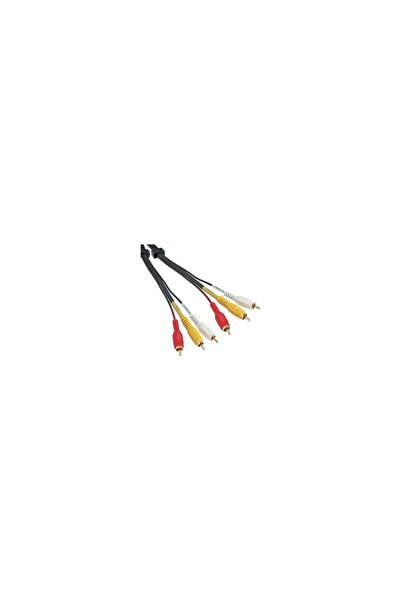 Generic Lancom Καλώδιο 3 RCA – 3 RCA, 1.5m, Μαύρο