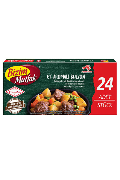 Bizim Mutfak Beef Flavoured Bouillon 24x10g | Bulk Pack Beef Stock Cubes for ...