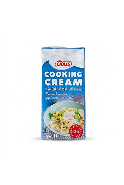 Cibus Bitkisel Yağlı (%26) Uht Krema 1 Lt
