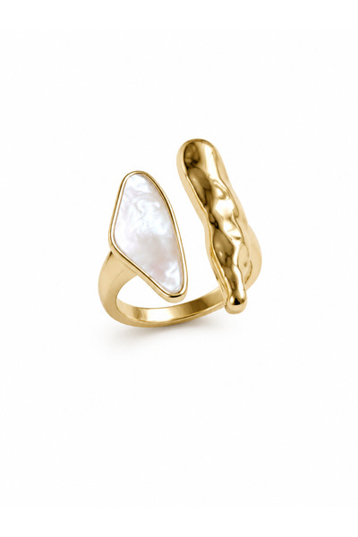Venus Design خاتم بيرليسسينت من الفولاذ