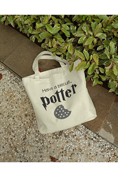 buzagi tasarım ürünleri Harry Potter Zippered Lined Gusseted Canvas Bag 35 X ...