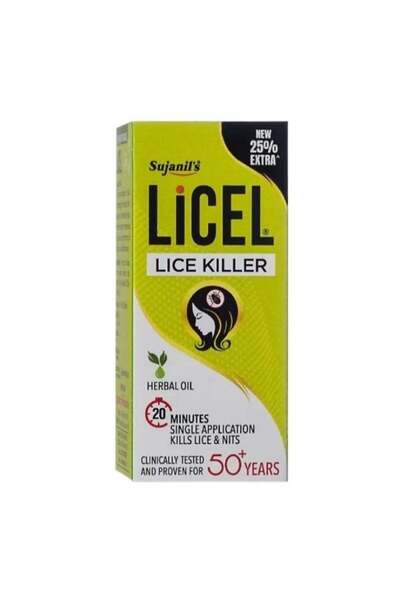 LICEL Premium Herbal Oil Based Lice Nit Treatment Hair Oil 20 ml