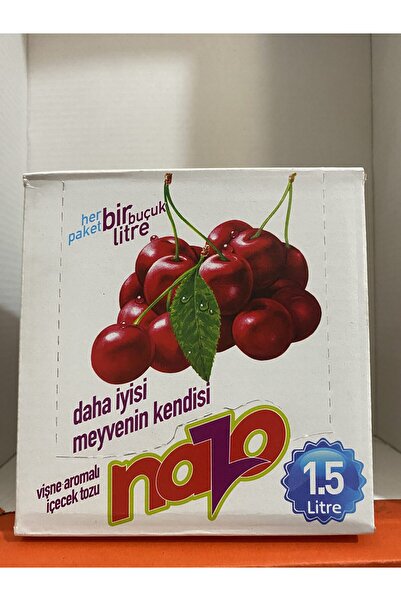 NAZO Vişne Aromalı Toz İçecek 9 Gr * 24Lü
