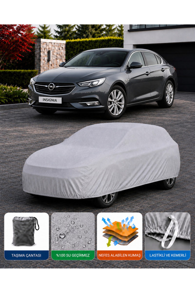 COCEM Opel Insignia Uyumlu Araç Brandası Tam Koruma Su Geçirmez Toz ve Güneş ...